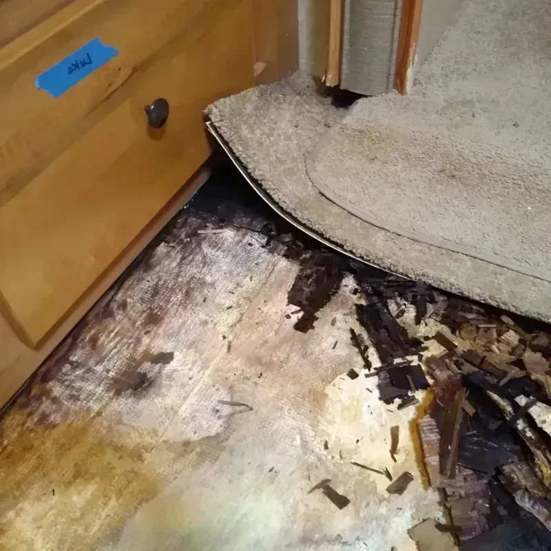 Wood Floor Water Damage in Ridgecrest, CA